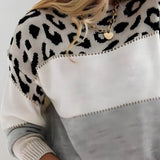 Βέρα | Κομψό λεοπάρ πουλόβερ